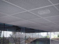 铝拉网吊顶-铝网装饰-铝拉网板厂家