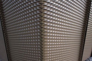 粉末喷涂铝网-外立面铝网幕墙-铝拉网-拉网铝板